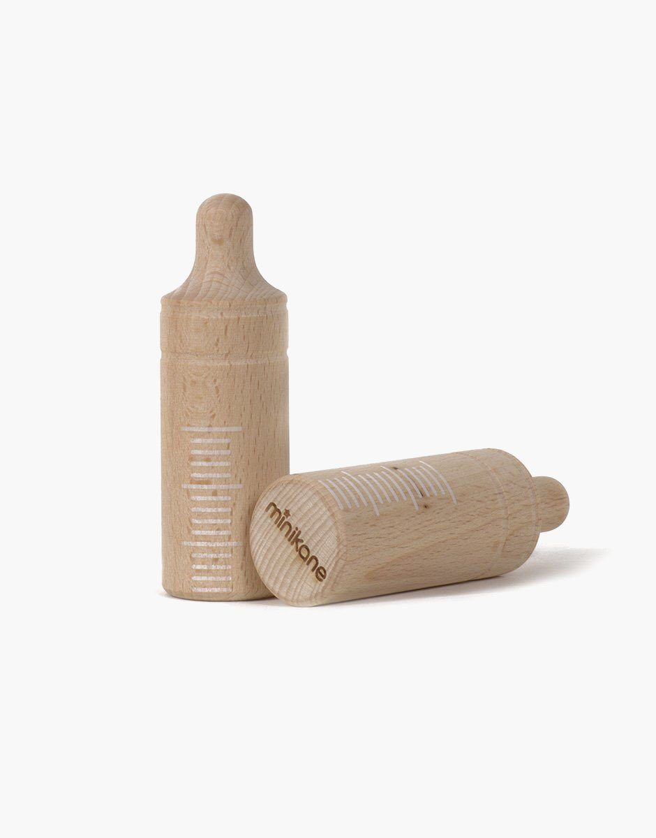 Biberon en bois / Doll bottle in wood