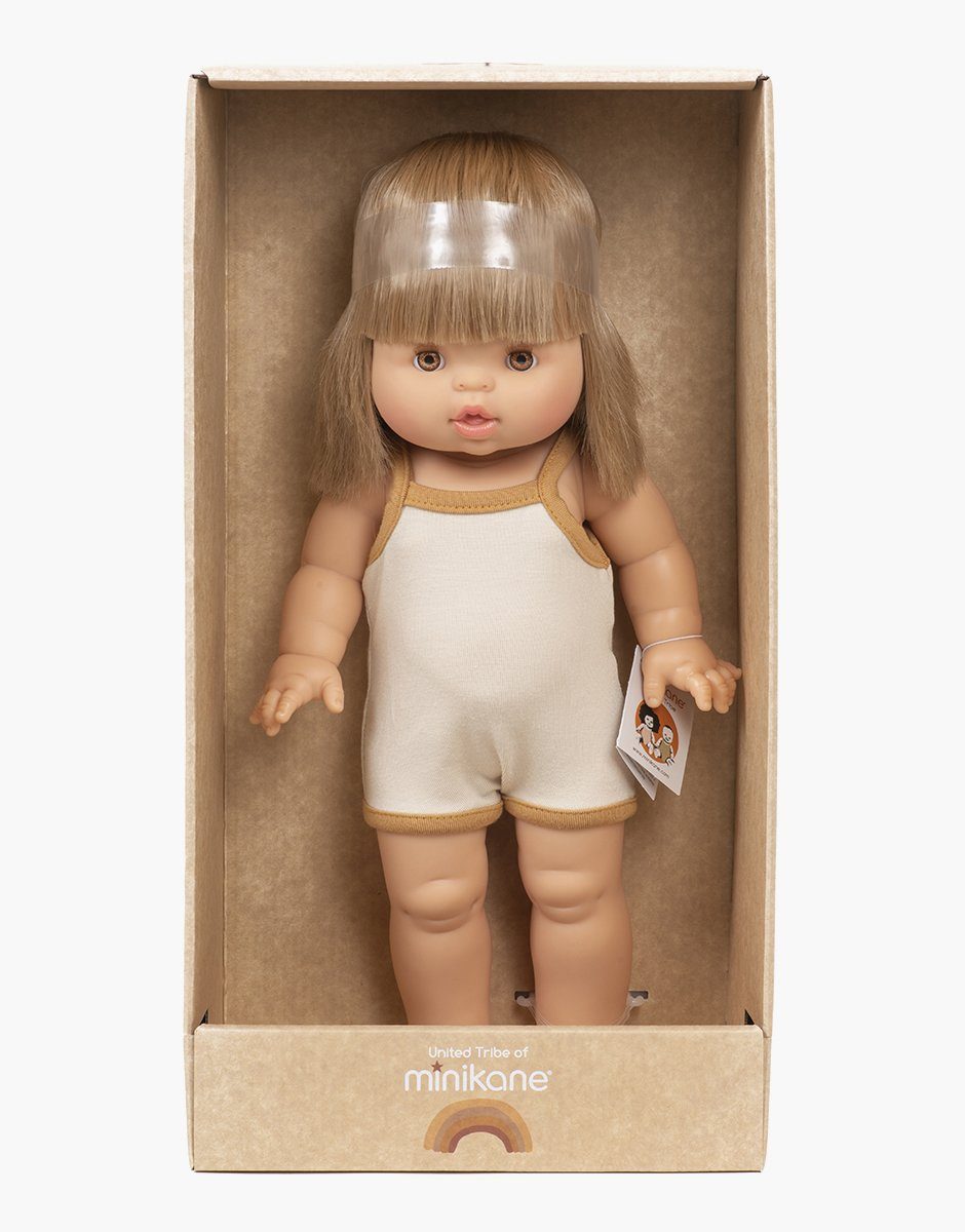 Minikane - collection poupées debout jambes droites, les petites soeurs des gordis Zoélie