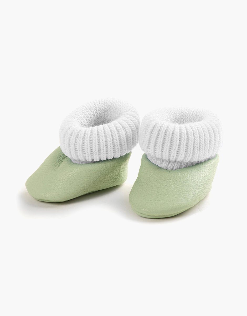 Minikane  Chaussons chaussettes Vert sorbet MADE IN FRANCE