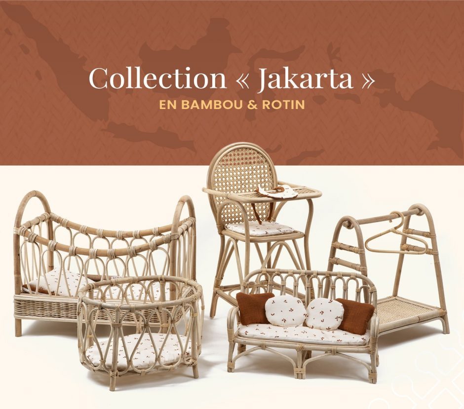 Parc “Makassar” et sa garniture en coton Flora – Minikane X Smallable