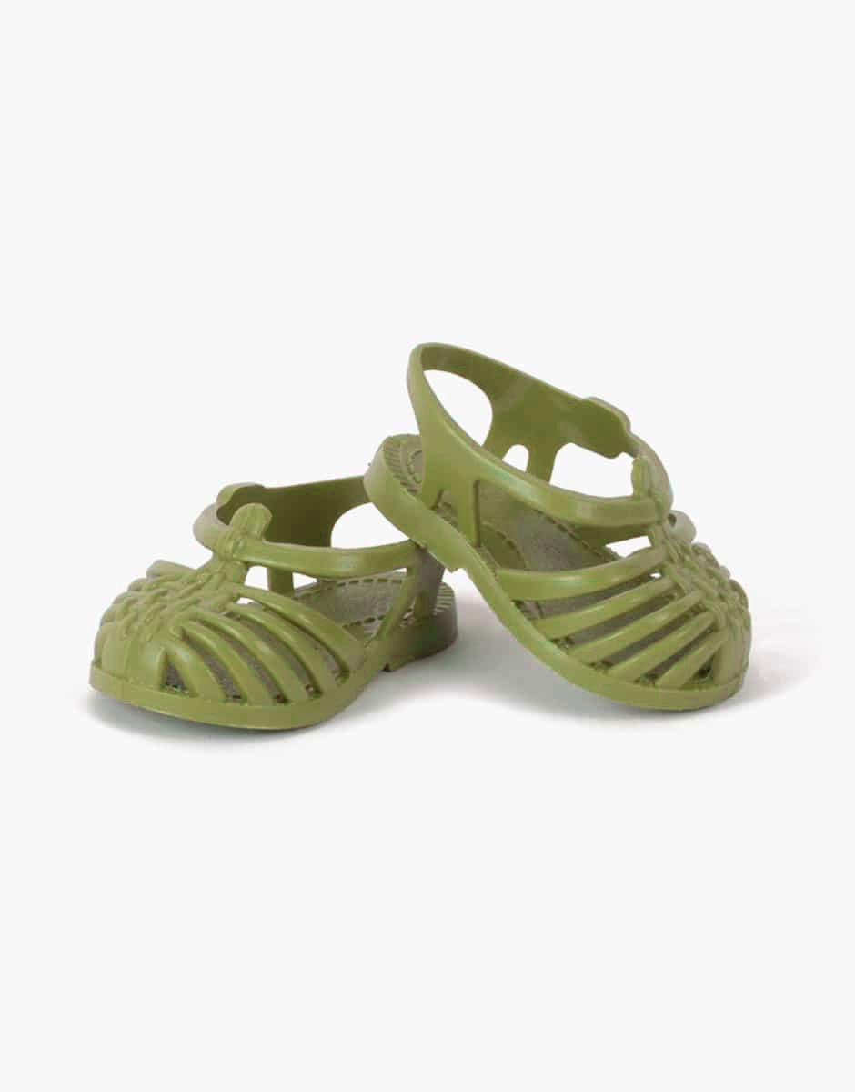 Sandales de plage “Sun” pour poupée Gordis vert olive