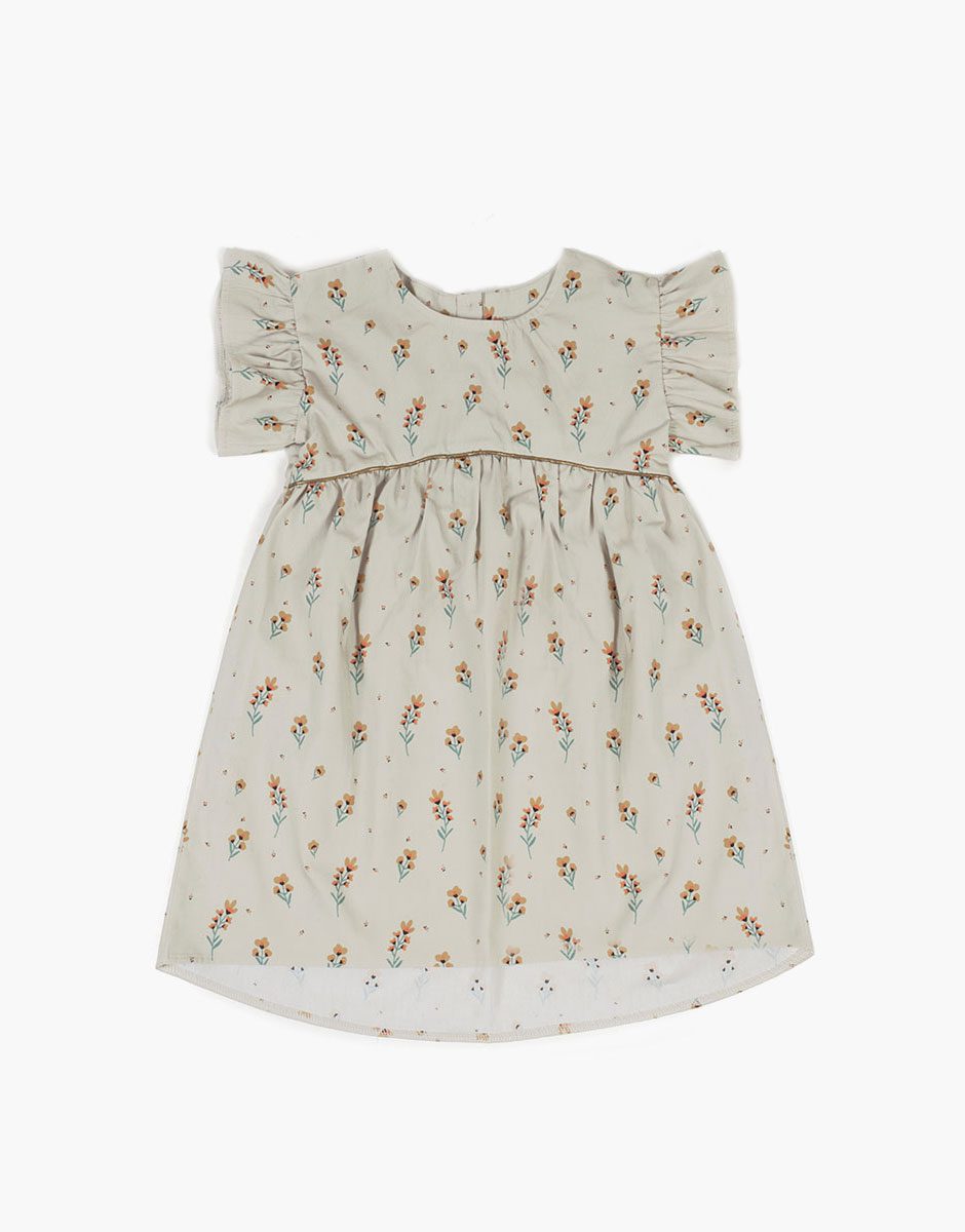 Collection Enfant – Robe Daisy en coton Fleurs Fluos