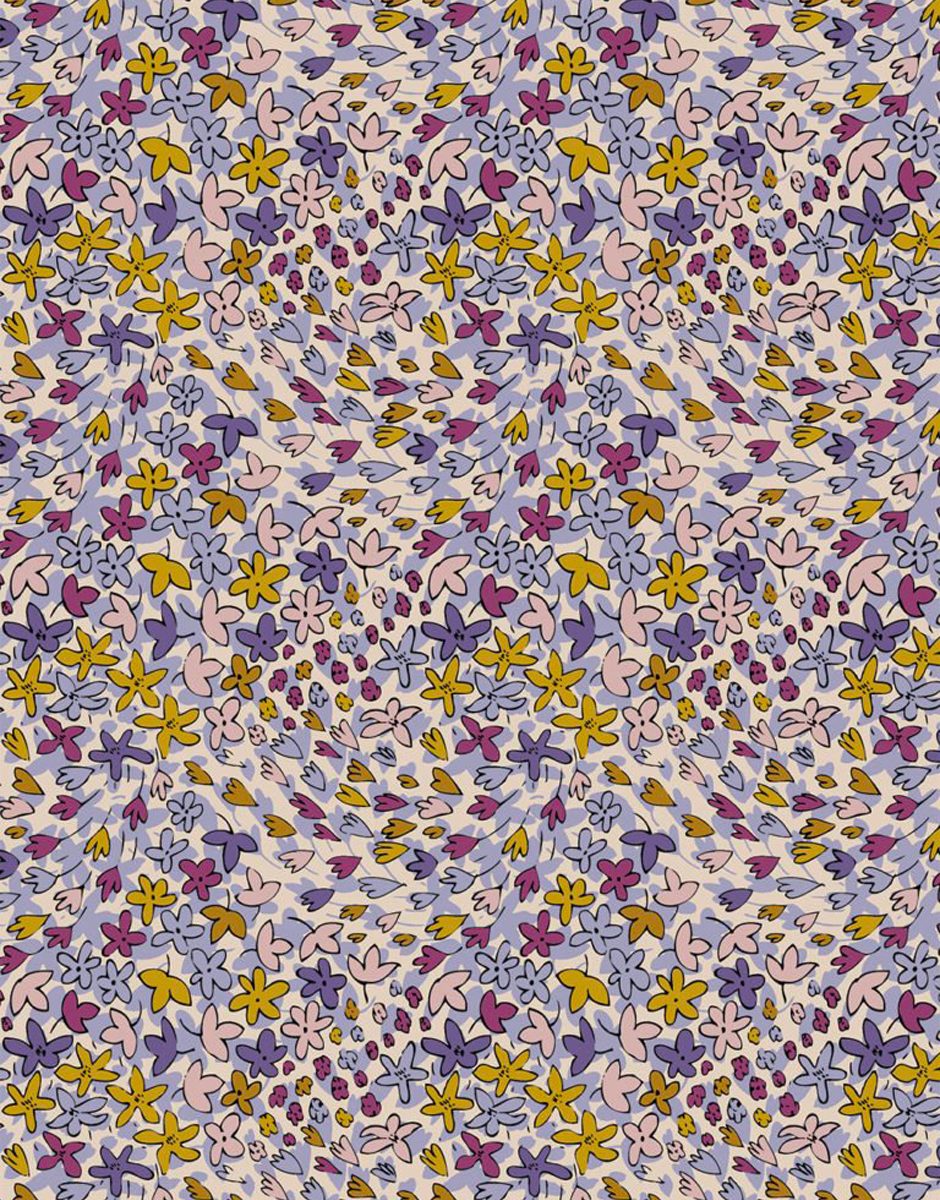 Imperméable Clotaire en coton enduit Flowerly moutarde