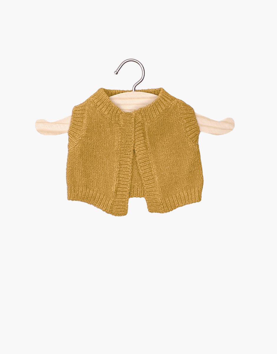 Cardigan Léonie en tricot miel