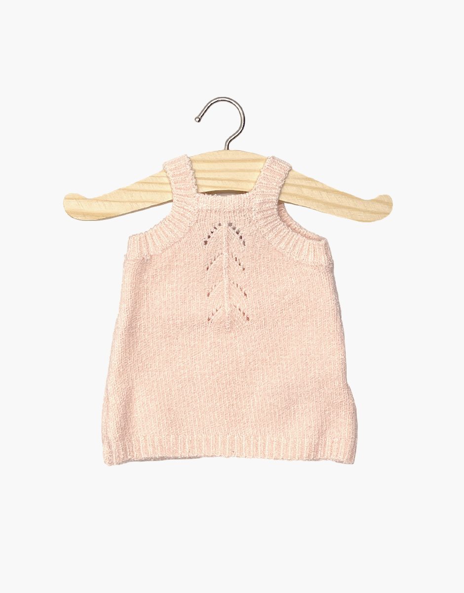 Robe Gisèle en tricot pink baby