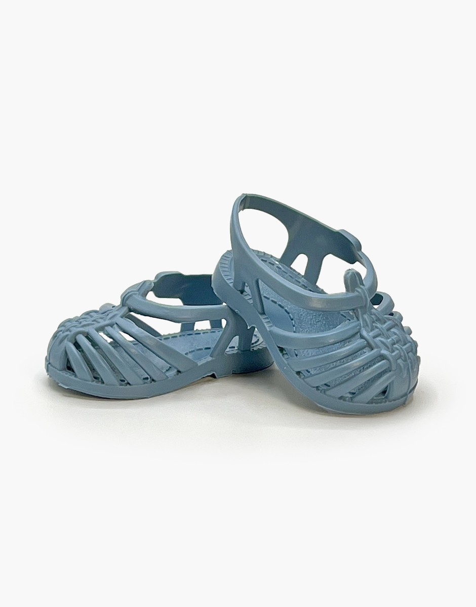 Sandales de plage “Sun” pour poupée Gordis bleu denim