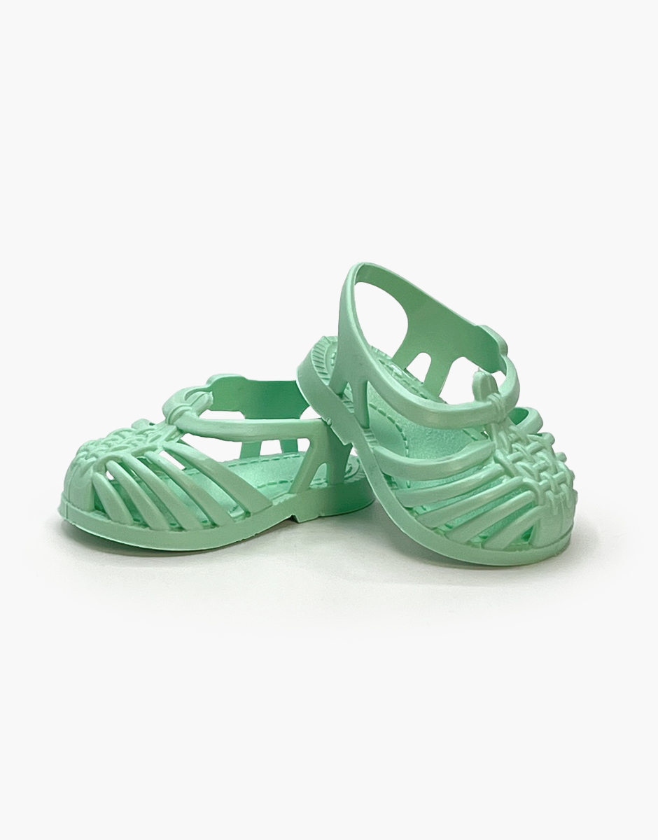 Sandales de plage “Sun” pour poupée Gordis vert tendre