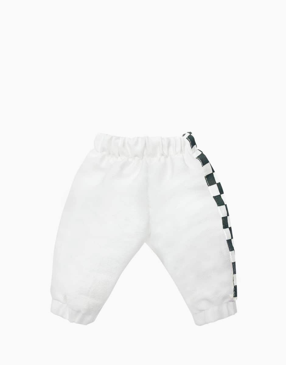 Minikane X Delage – Pantalon François en gabardine blanc