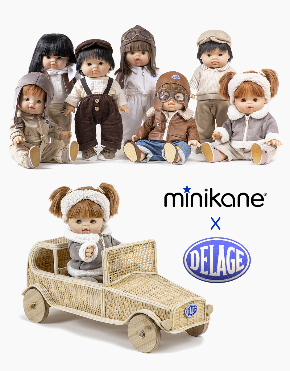 Minikane X Delage – Polo Elsie blanc