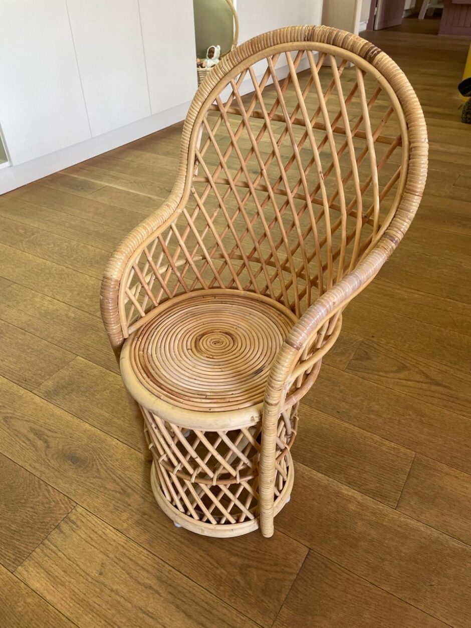 *Fauteuil en bambou King chair Kediri pour enfant