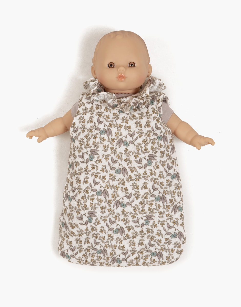 Accessoire turbulette pour poupées et poupons Minikane Babies 28cm en coton motif Clochette