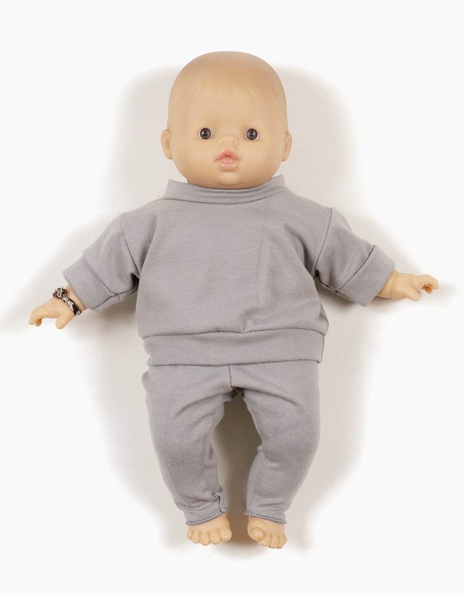 Babies – Ensemble Liam en jersey gris souris