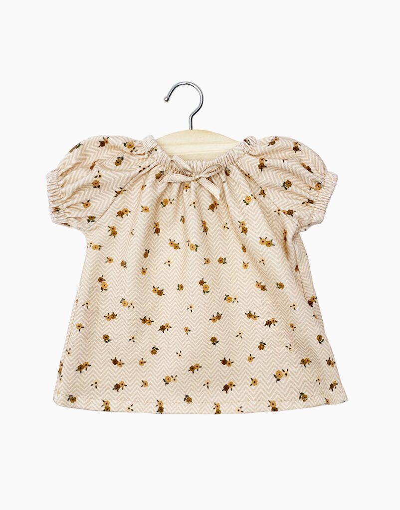 Minikane Babies Chemise de nuit Sabrina en jersey Fleurs chevrons