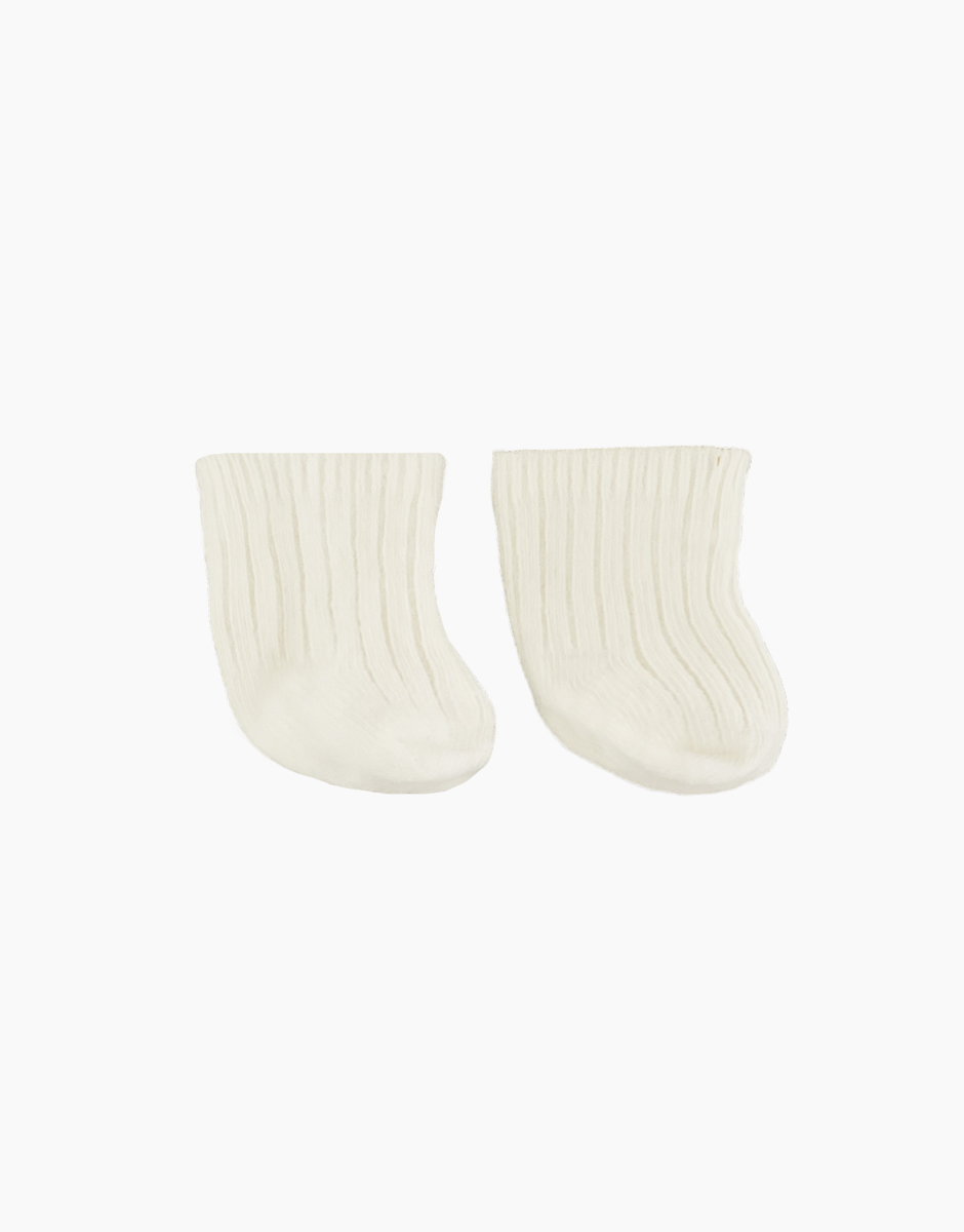 Bambinis – Paire de chaussettes en coton beige