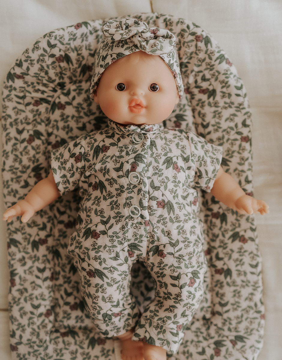 Babies – Combinaison Lili et son headband en double gaze Amélie
