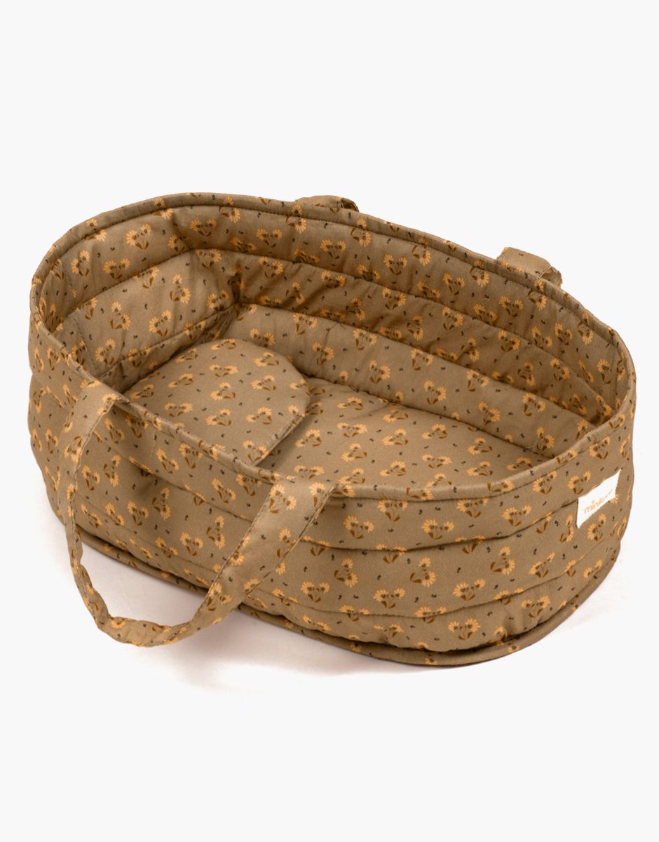 Couffin poupée et son oreiller en coton Éloïse