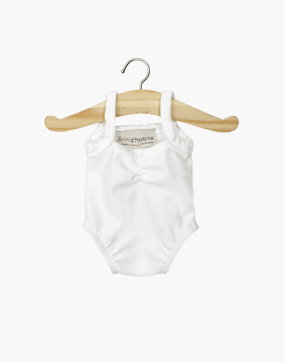 Justaucorps Anna en lycra blanc