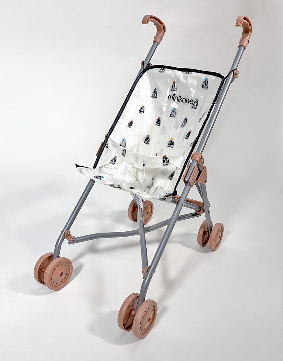 *Poussette poupée Top of winter sur châssis classique blush