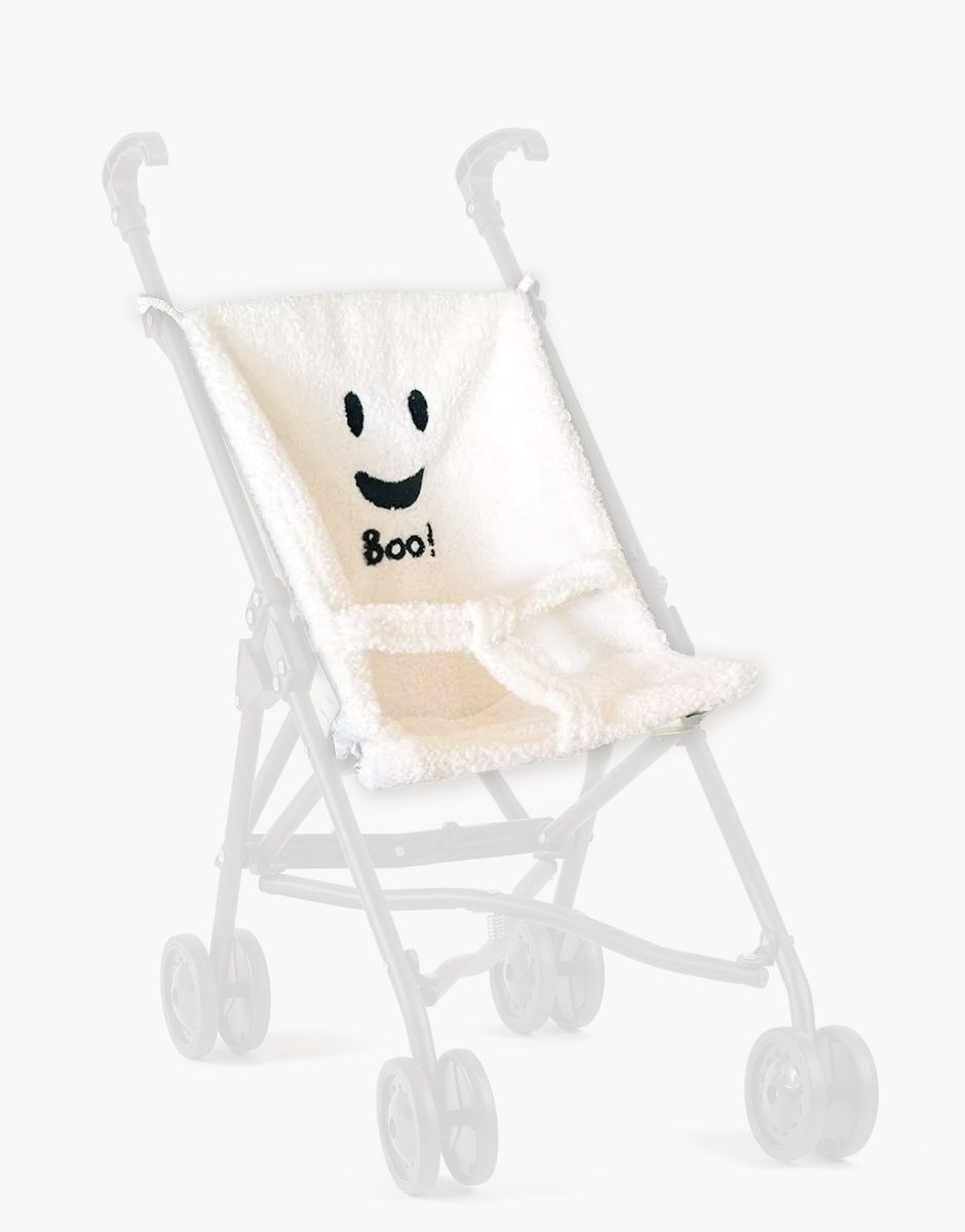 Assise poussette de remplacement Minikane en bouclette blanche