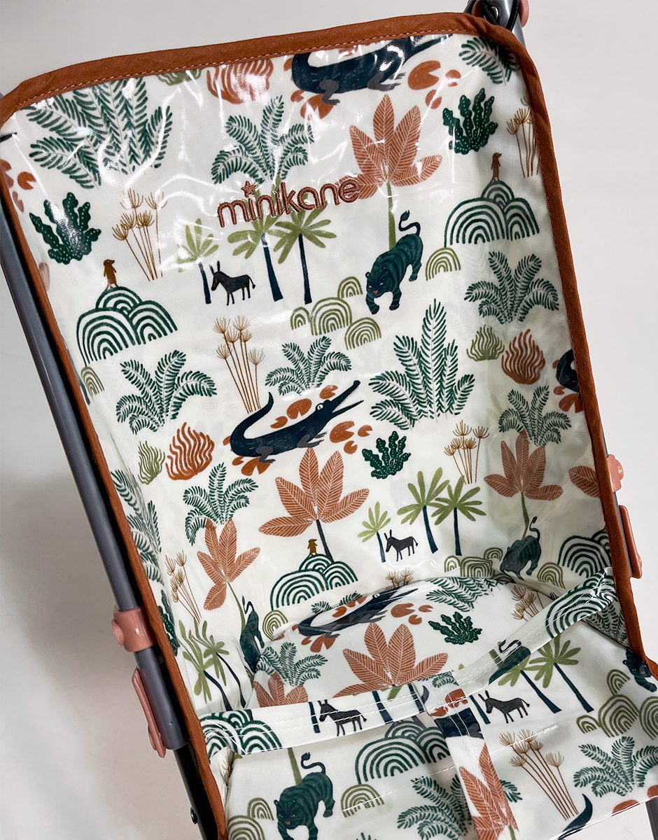 *Poussette poupée avec assise en coton enduit Amazone