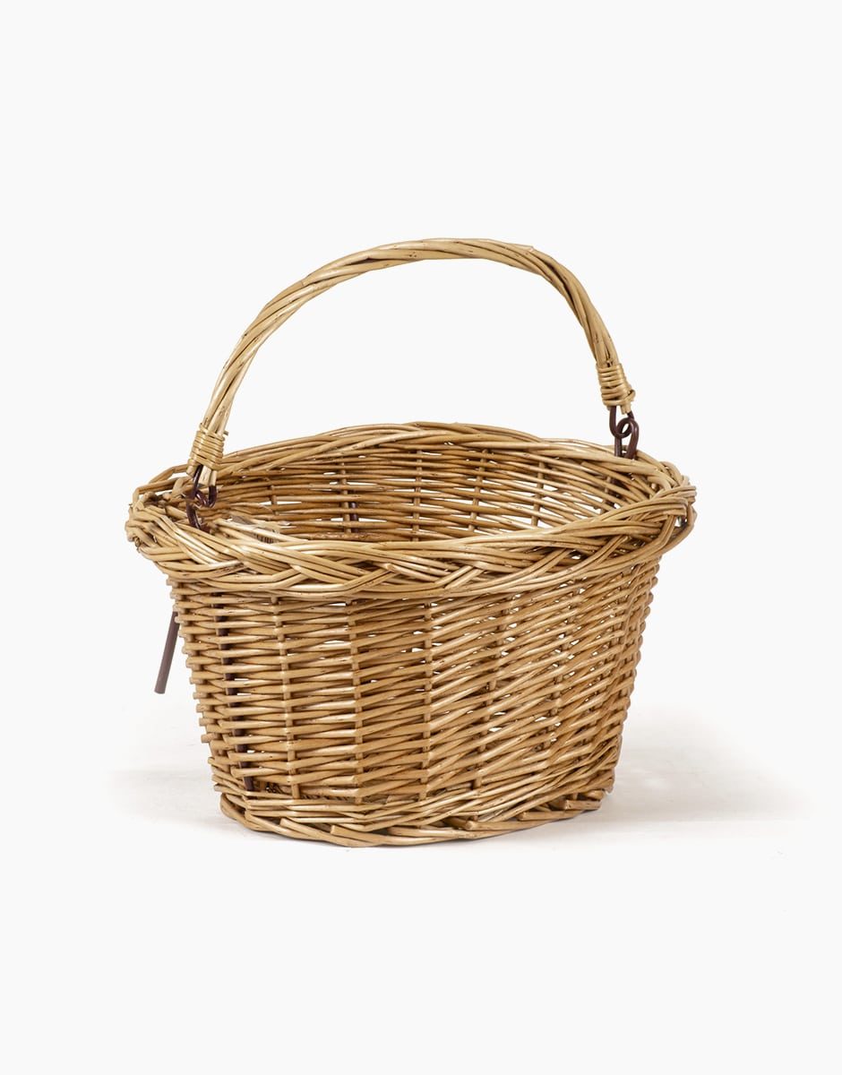 Panier de vélo enfant en osier