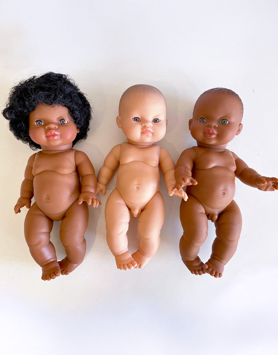 *Lot de 3 poupées Minikane Gordis 34cm