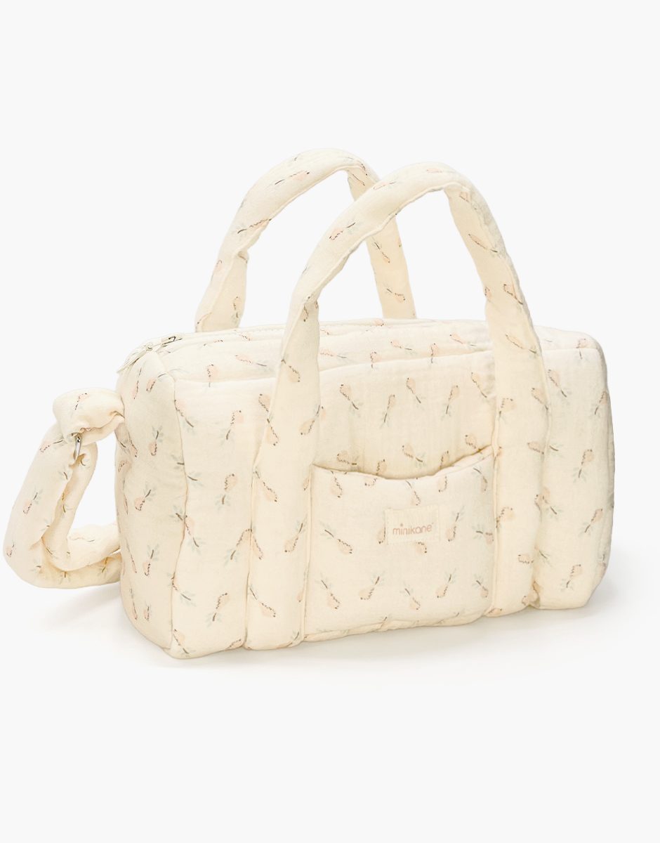 Sac à langer poupée en gaze de coton Hélène