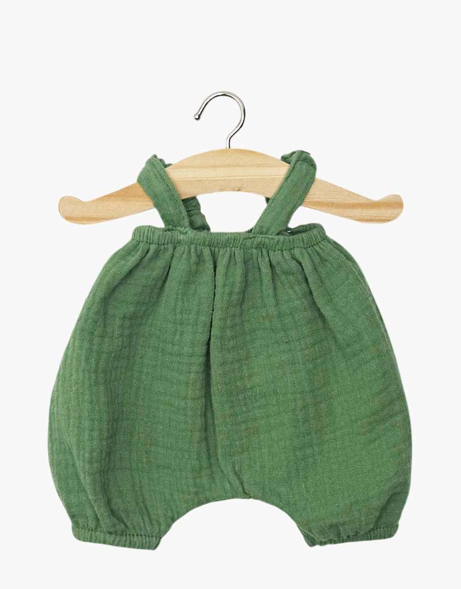 Bloomer Kim en gaze de coton vert ortie