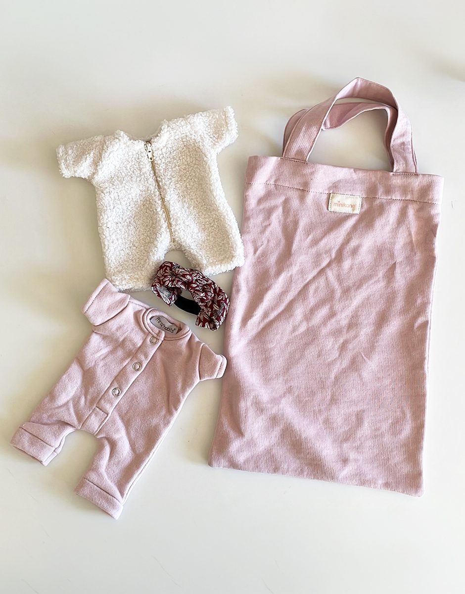 *ECO Babies - Lot de vêtements Pétale & écru