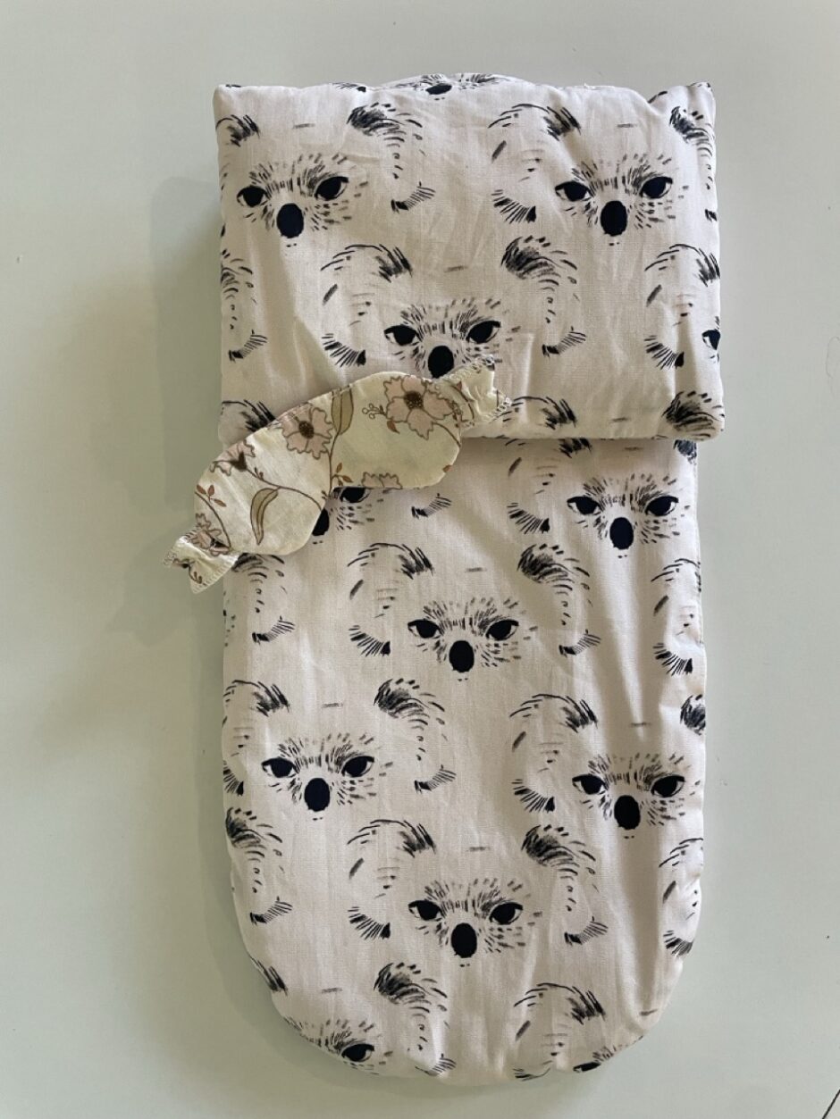 *Matelas 34cm en coton Koalas monochrome pour poupées et ses accessoires