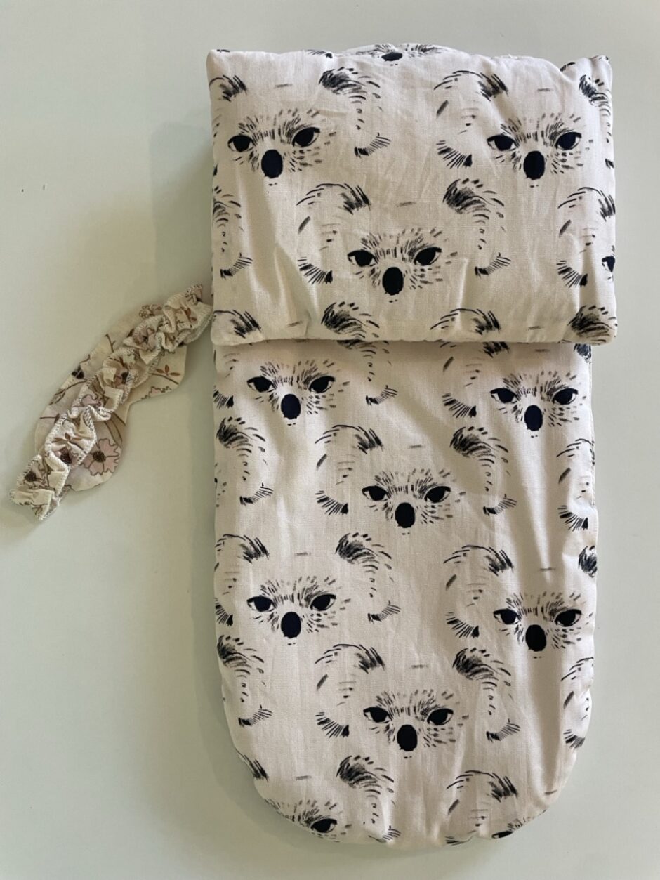 *Matelas 34cm en coton Koalas monochrome pour poupées et ses accessoires