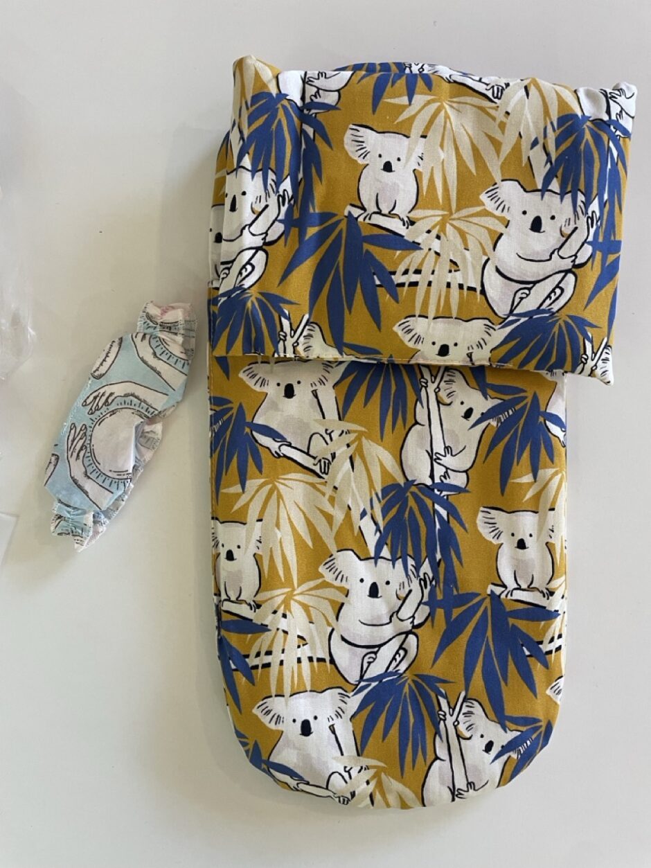 *Matelas 34cm en coton Koalas coloré pour poupées et ses accessoires