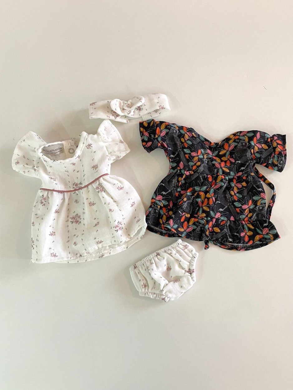 *Lot de vêtements GORDIS avec robe Daisy en coton Mésanges