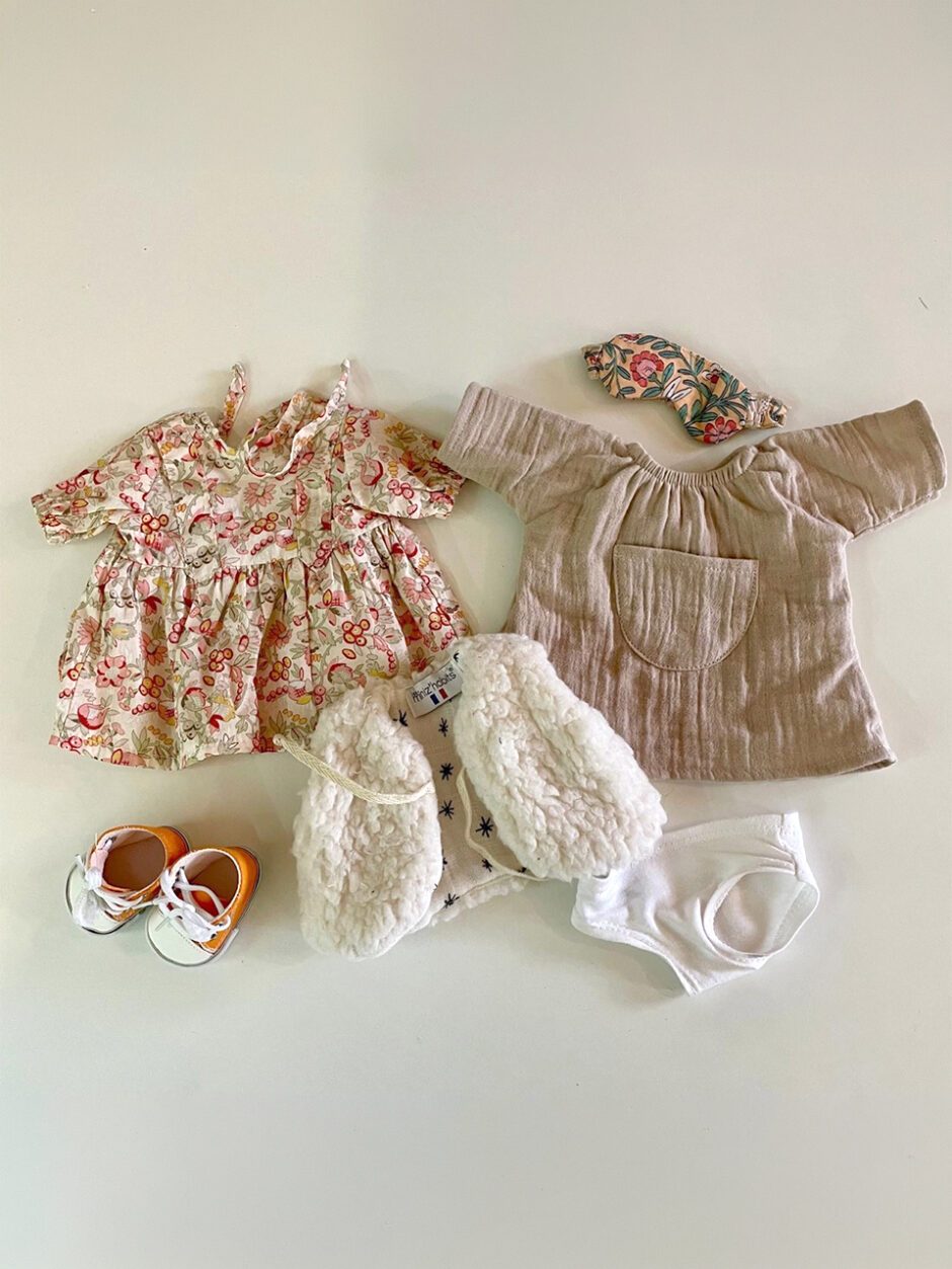 *Lot de vêtements GORDIS avec robe en coton Liberty Minikane X Cyrillus