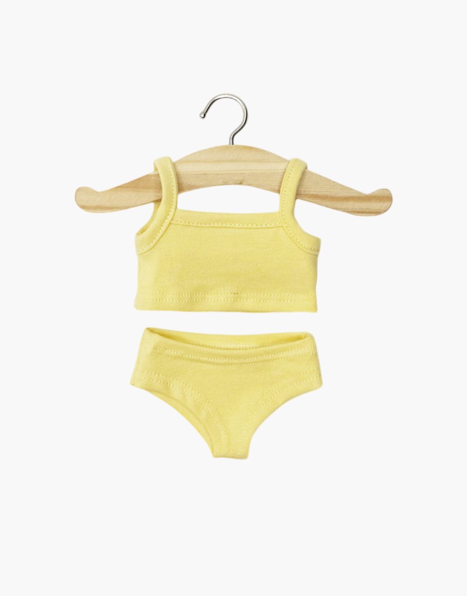 Mini Panchas - Dessous fille en jersey vanille