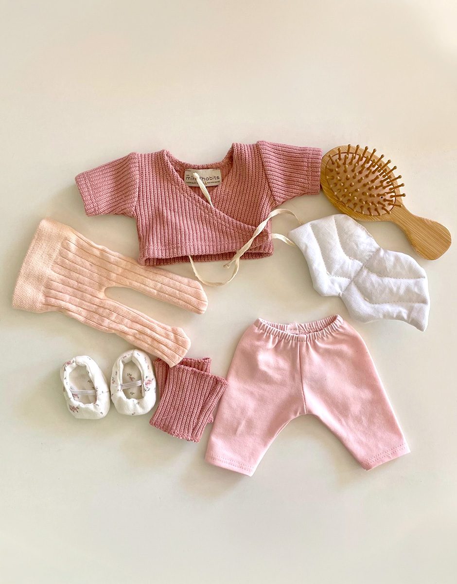 *Lot de vêtements GORDIS Danse avec ensemble cache-coeur rose