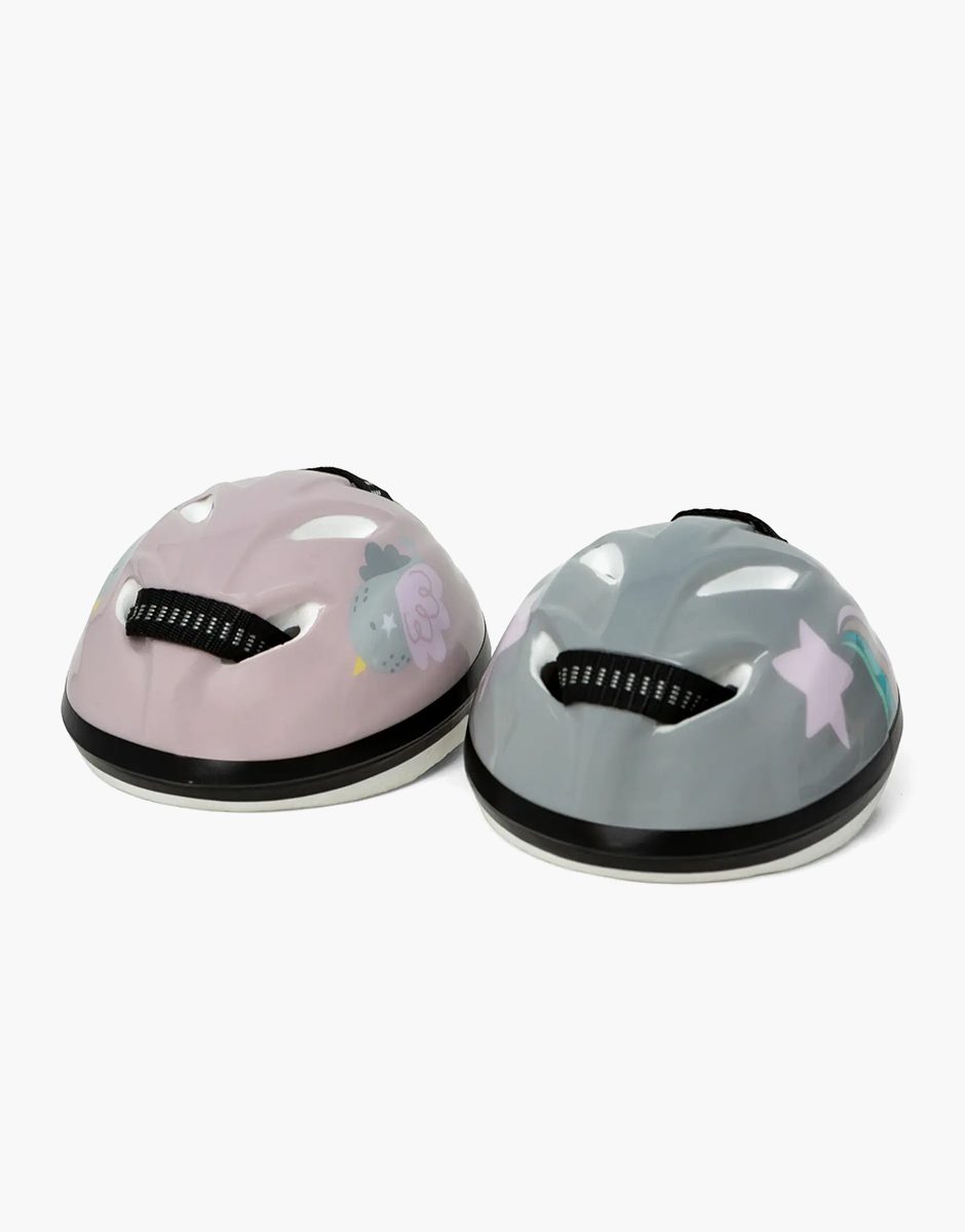 Casque de vélo gris pour poupées Gordis