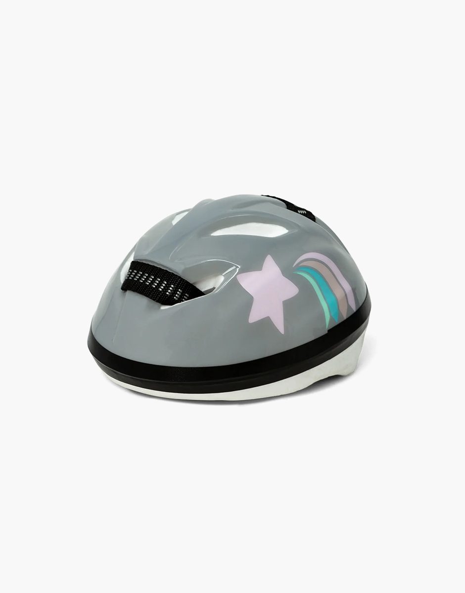 Casque de vélo gris pour poupées Gordis