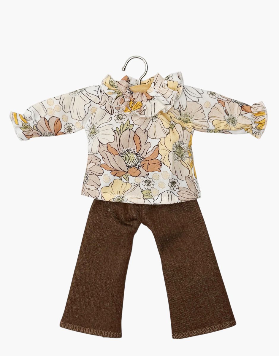 Amigas - Ensemble Sara en coton Fleurs d'automne